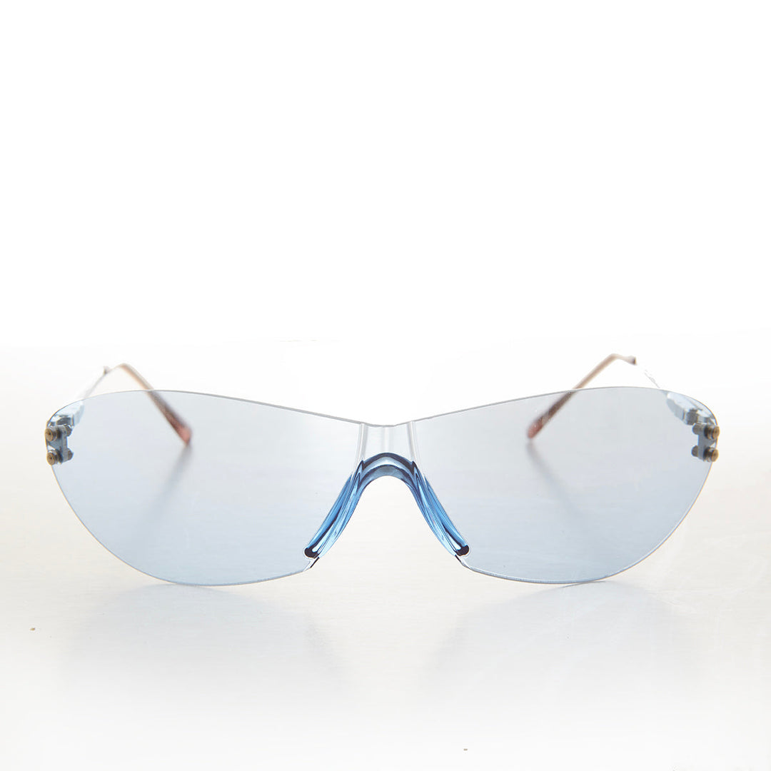 Cybercore Vintage Shield Sunglasses - Laszlo