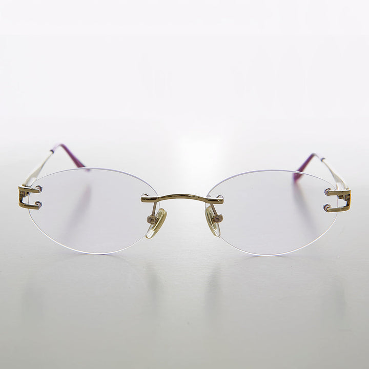 Oval Reading Glasses with Soft Tinted Lens - Lauren