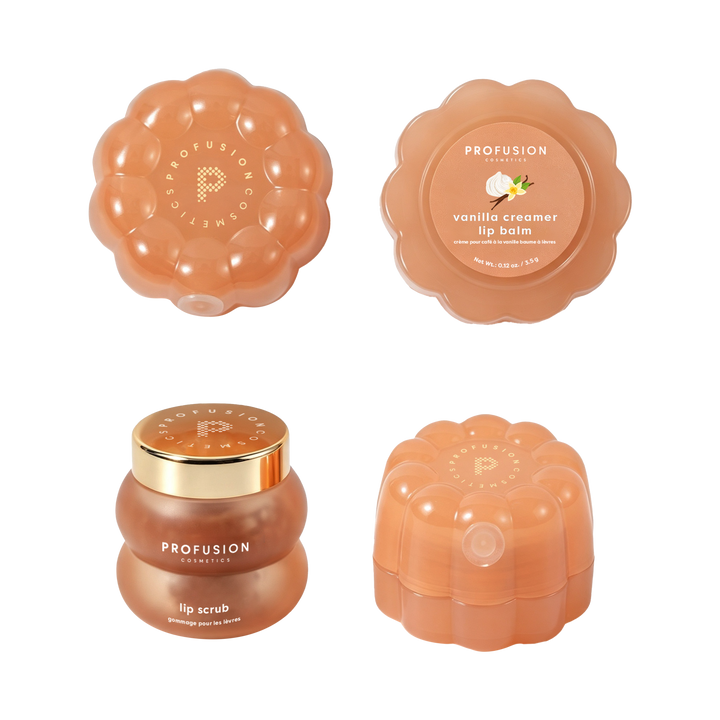 Cup of Comfort Scented Nourishing Lip Scrub & Lip Balm Set