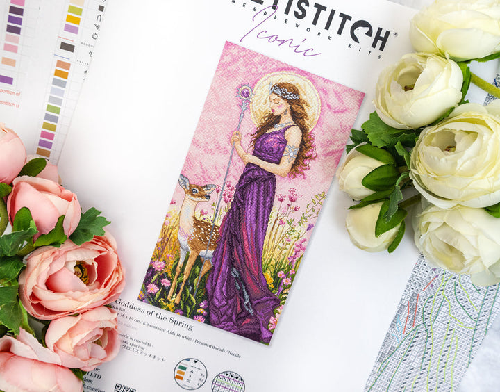 Goddess of the Spring Counted Cross Stitch Kit by Letistitch LI 58-00