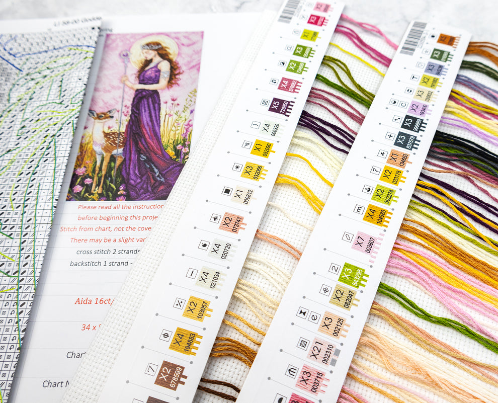 Goddess of the Spring Counted Cross Stitch Kit by Letistitch LI 58-00