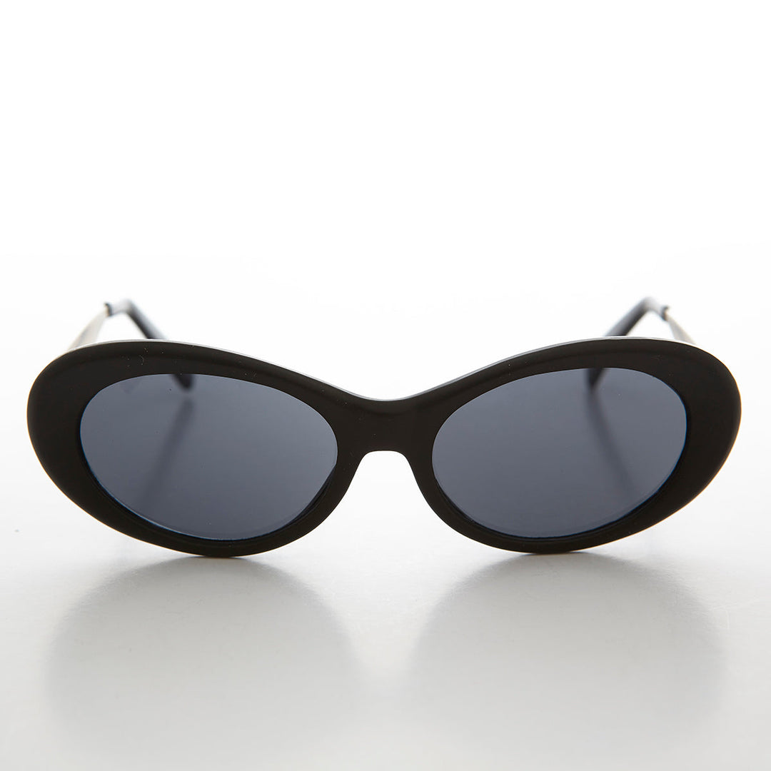 Oval Mod Punk Cateye 90s Vintage Sunglass - Loretta