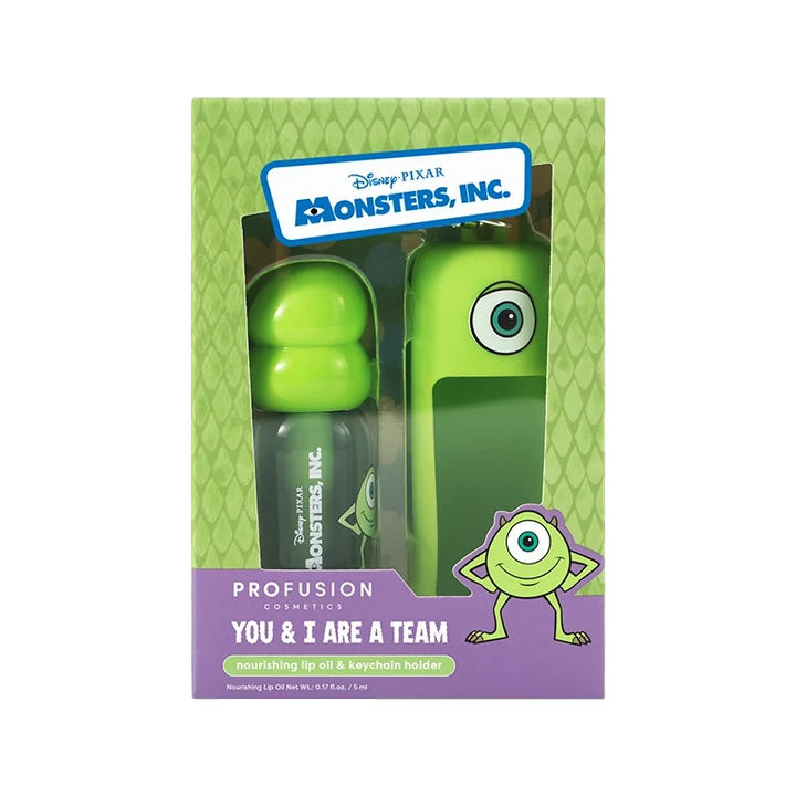 You & I Are A Team | Nourishing Lip Oil & Keychain Holder