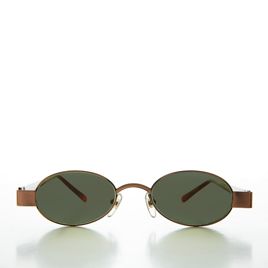 90s Oval Micro Sunglasses - Luna