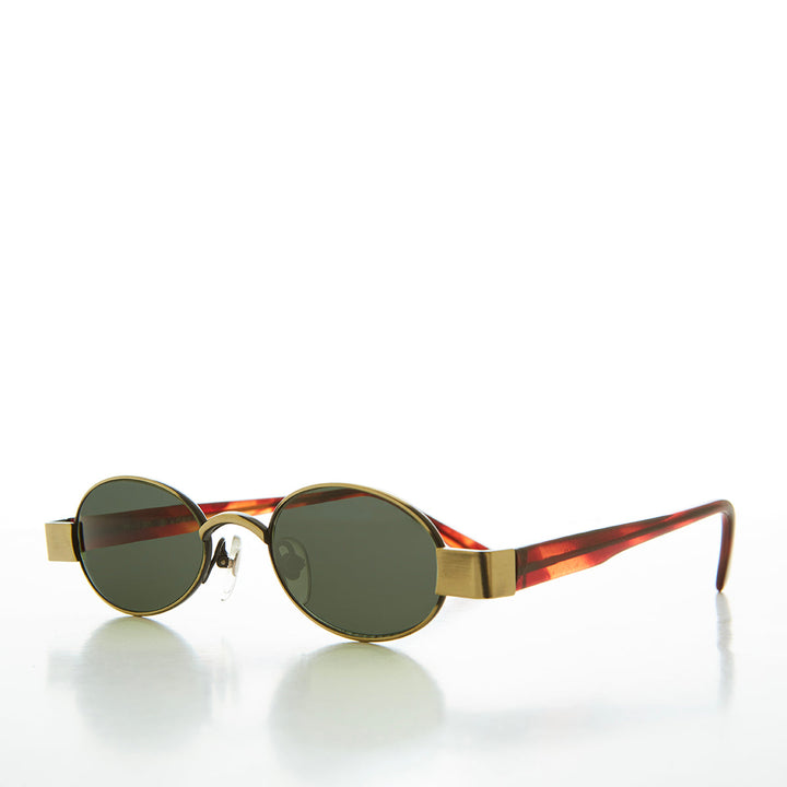 90s Oval Micro Sunglasses - Luna