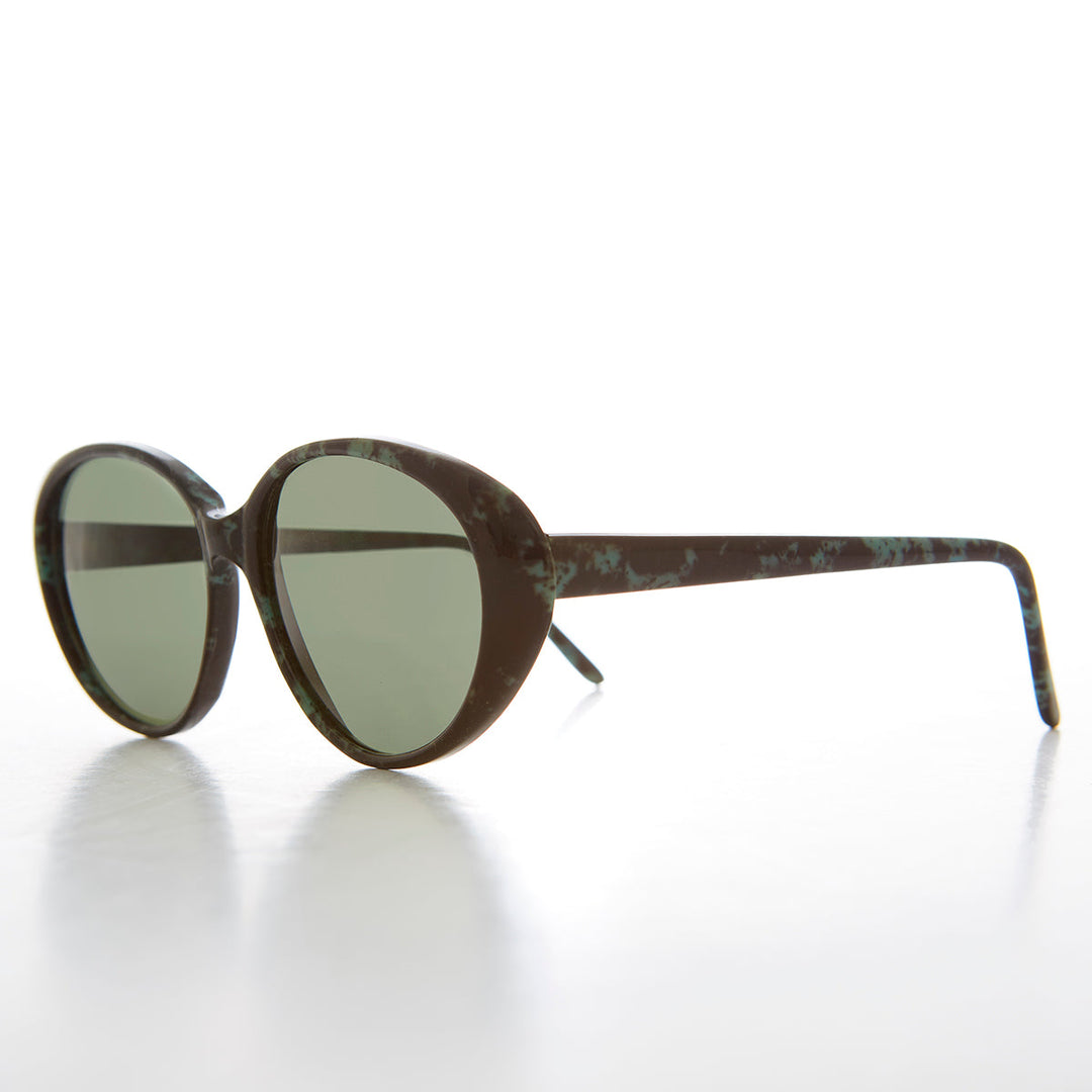 Large Oval Cat Eye Sunglass - Luxx