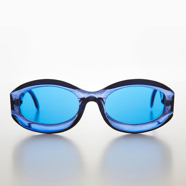 Thick Wide Frame with Chain Link Temples - Lyric