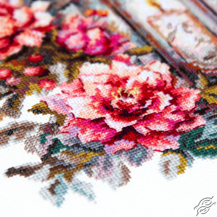 Lantern in Bloom Counted Cross Stitch Kit by Magic Needle 70-44