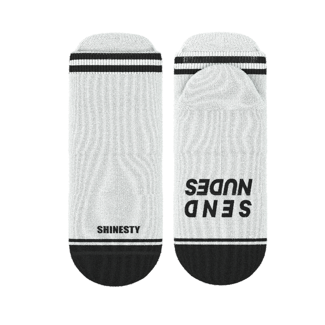 The Late Night Text | Send Nudes Heel Hammock™ Ankle Socks