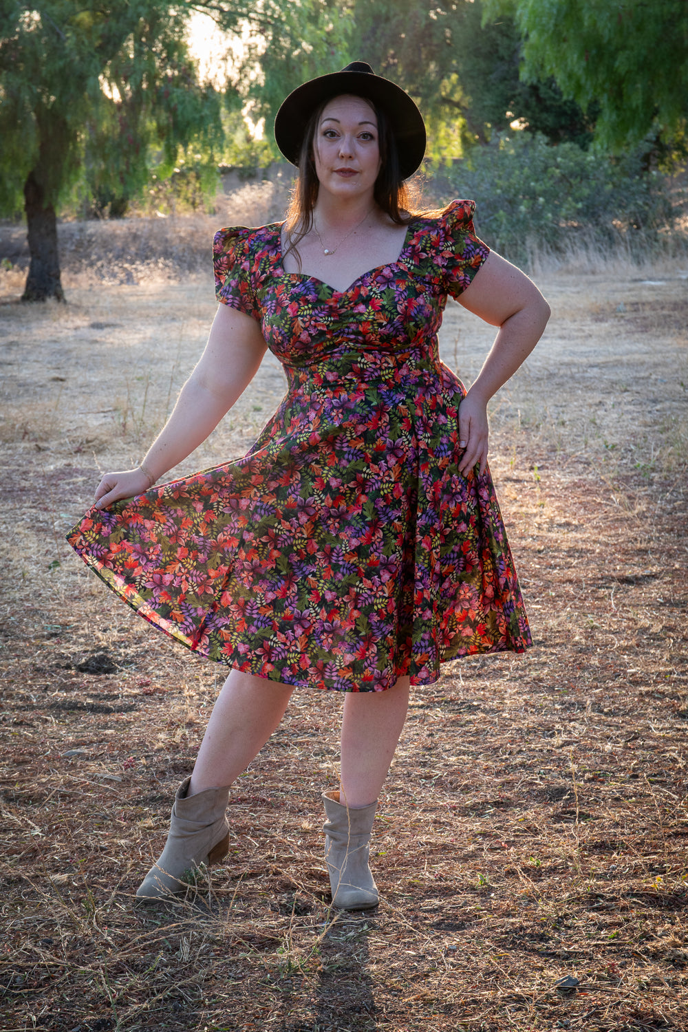 Bree Dress- Lovely Leaves