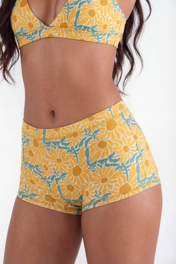 The June Bug | Sunflower Modal Boyshort Underwear