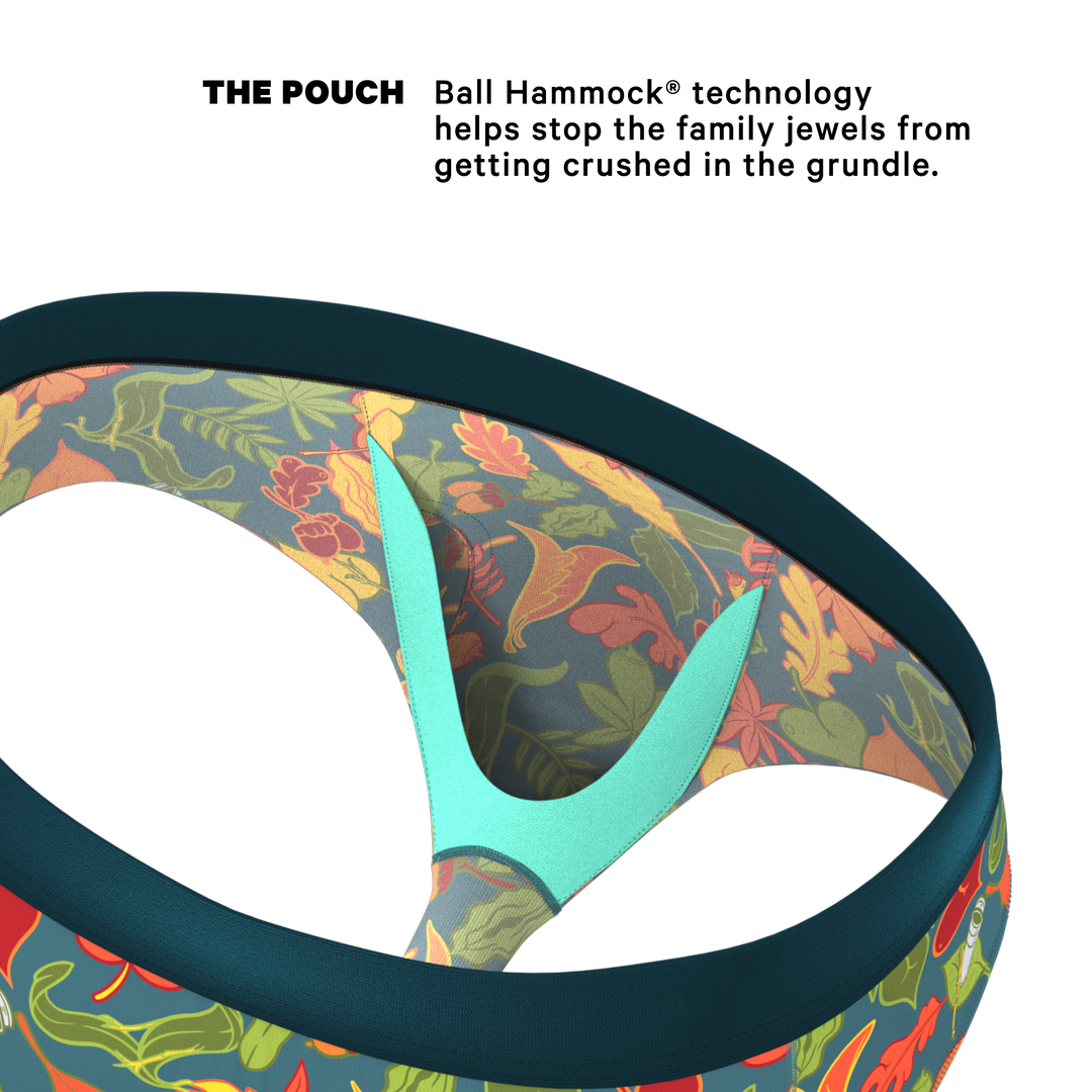 The Leaf Peeps | Naughty Leaves Ball Hammock® Pouch Underwear Briefs