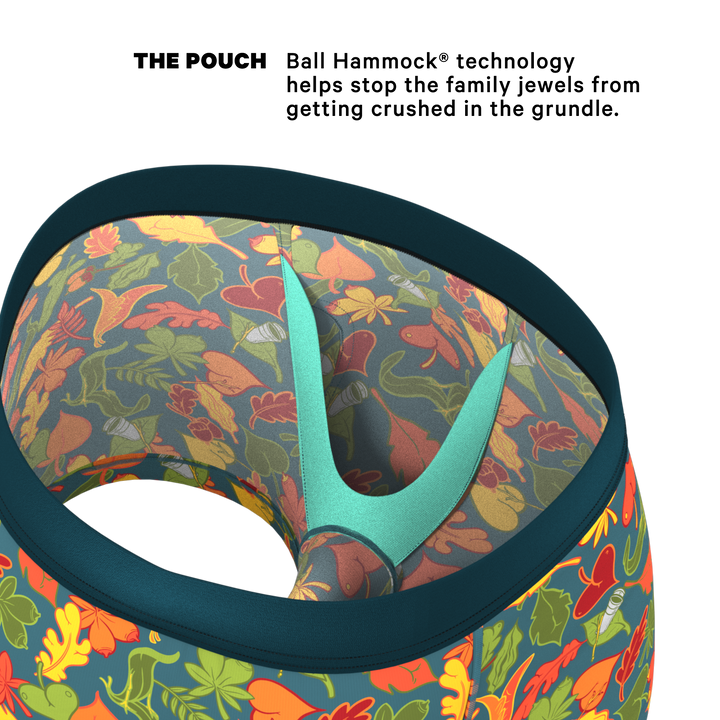 The Leaf Peeps | Naughty Leaves Ball Hammock® Pouch Trunks Underwear