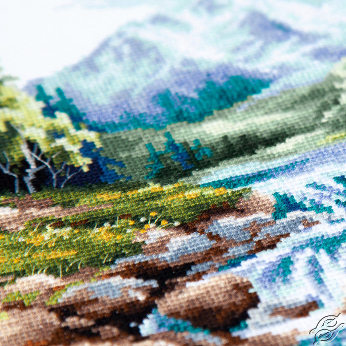 Life Flows Counted Cross Stitch Kit by Magic Needle 70-43