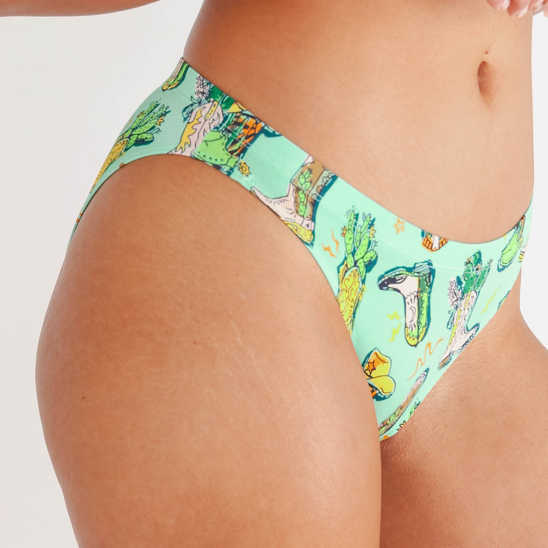 The Line Dance | Cowboy Boots Modal Bikini Underwear