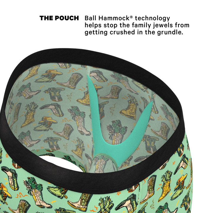 The Line Dance | Cowboy Boots Ball Hammock® Pouch Underwear