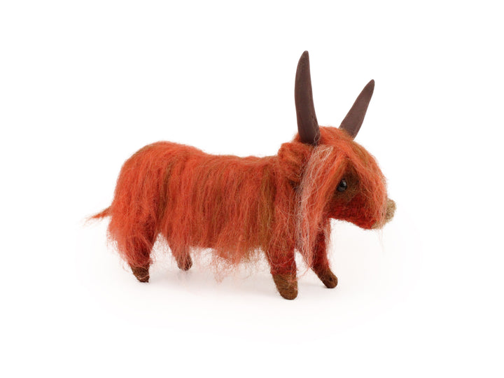 Felting Kit -  Highland Cow Small Kit Needle Felting Kit