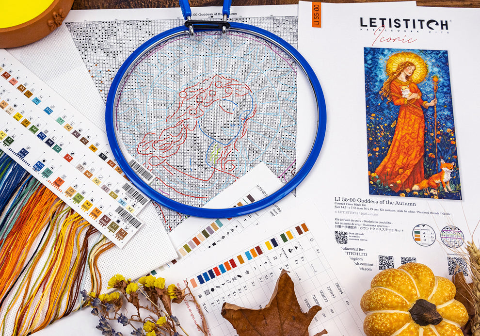 Goddess of the Autumn Counted Cross Stitch Kit by Letistitch Ll 55-00