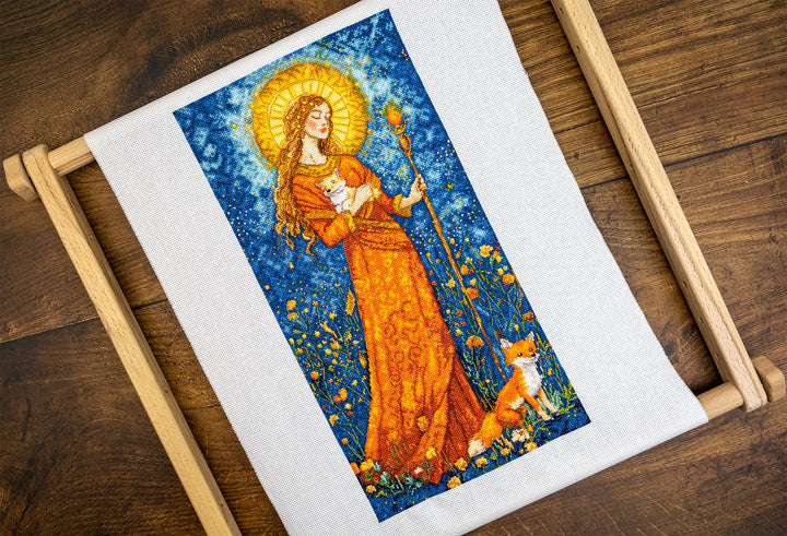 Goddess of the Autumn Counted Cross Stitch Kit by Letistitch Ll 55-00