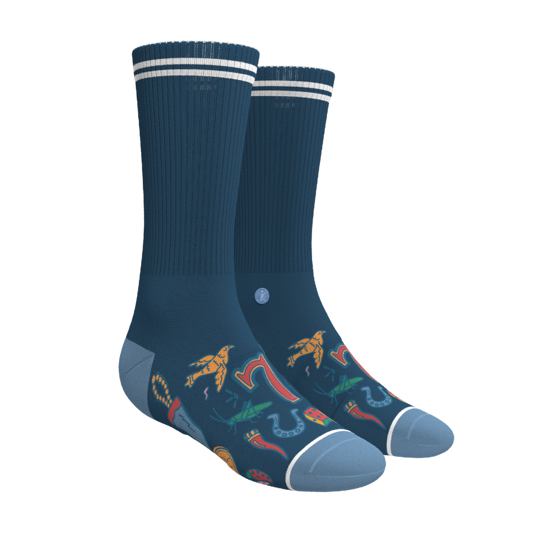 The Lucky Duck | Lucky Symbols Heel Hammock™ Crew Socks