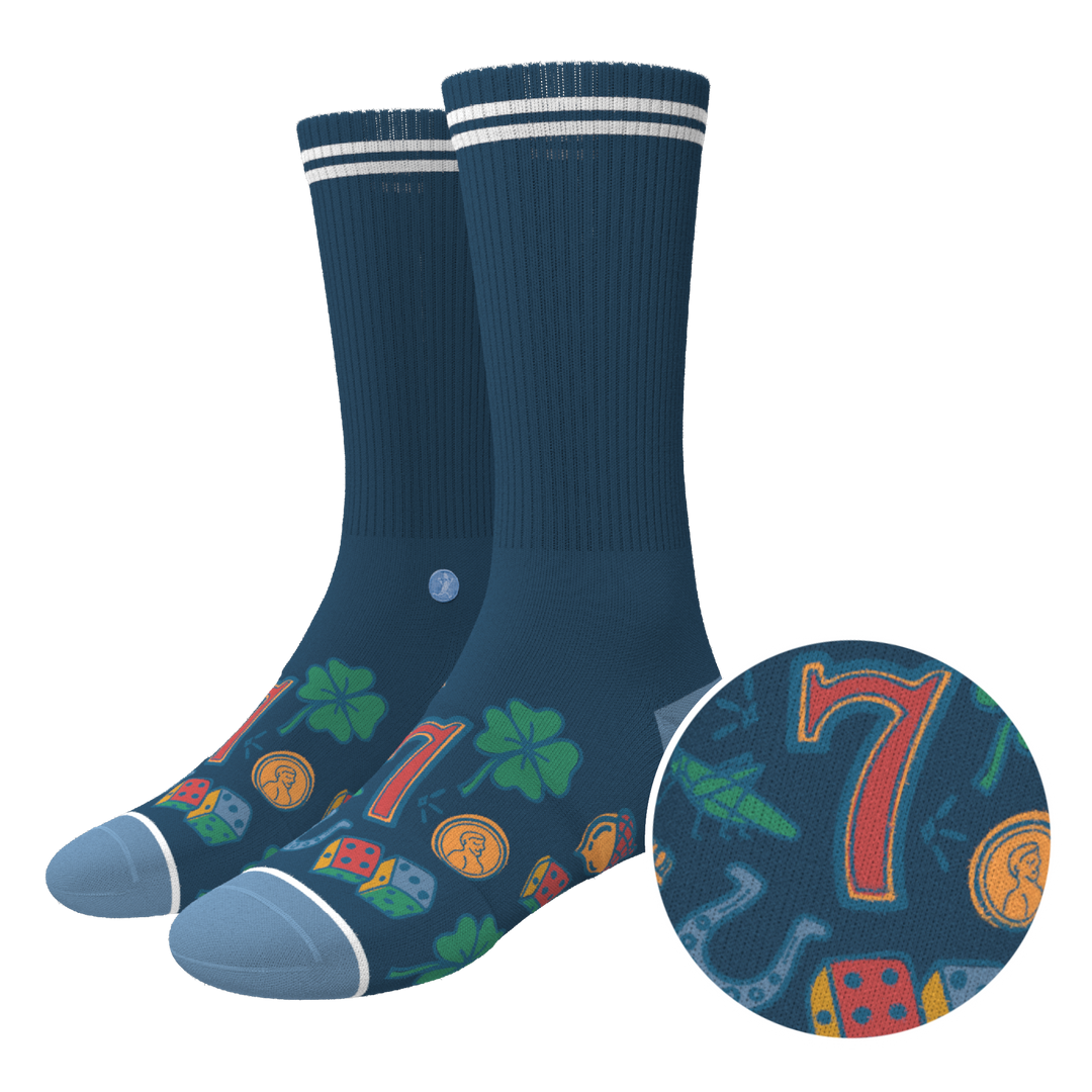 The Lucky Duck | Lucky Symbols Heel Hammock™ Crew Socks