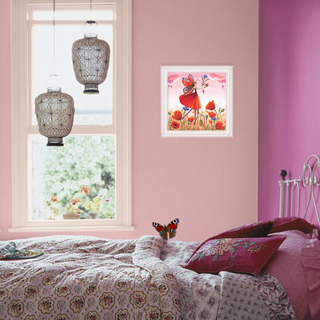 Poppy color M1002 Counted Cross Stitch Kit