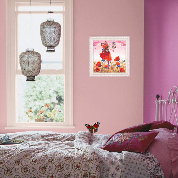 Poppy color M1002 Counted Cross Stitch Kit