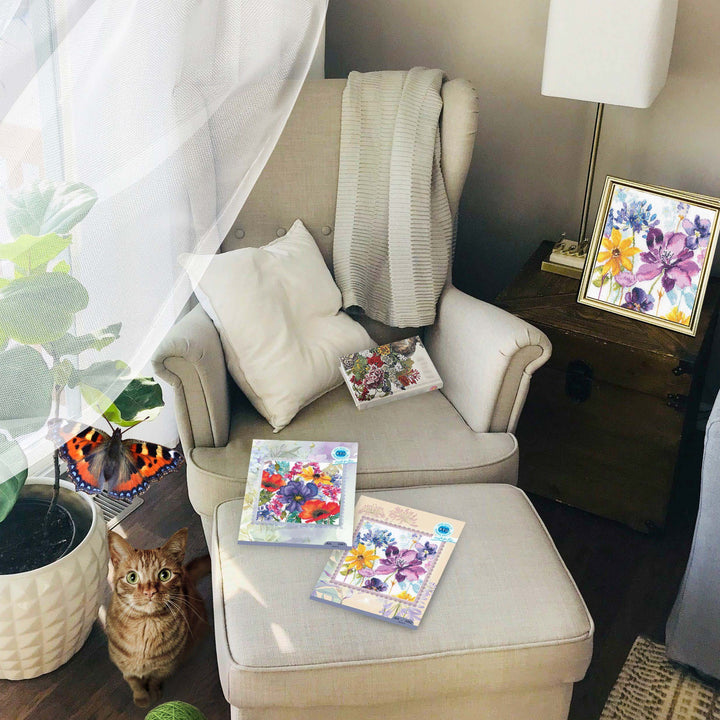 Flowers of happiness M1042 Counted Cross Stitch Kit