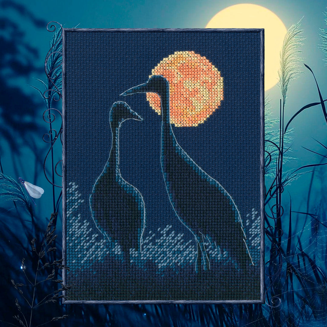Full moon M1056 Counted Cross Stitch Kit