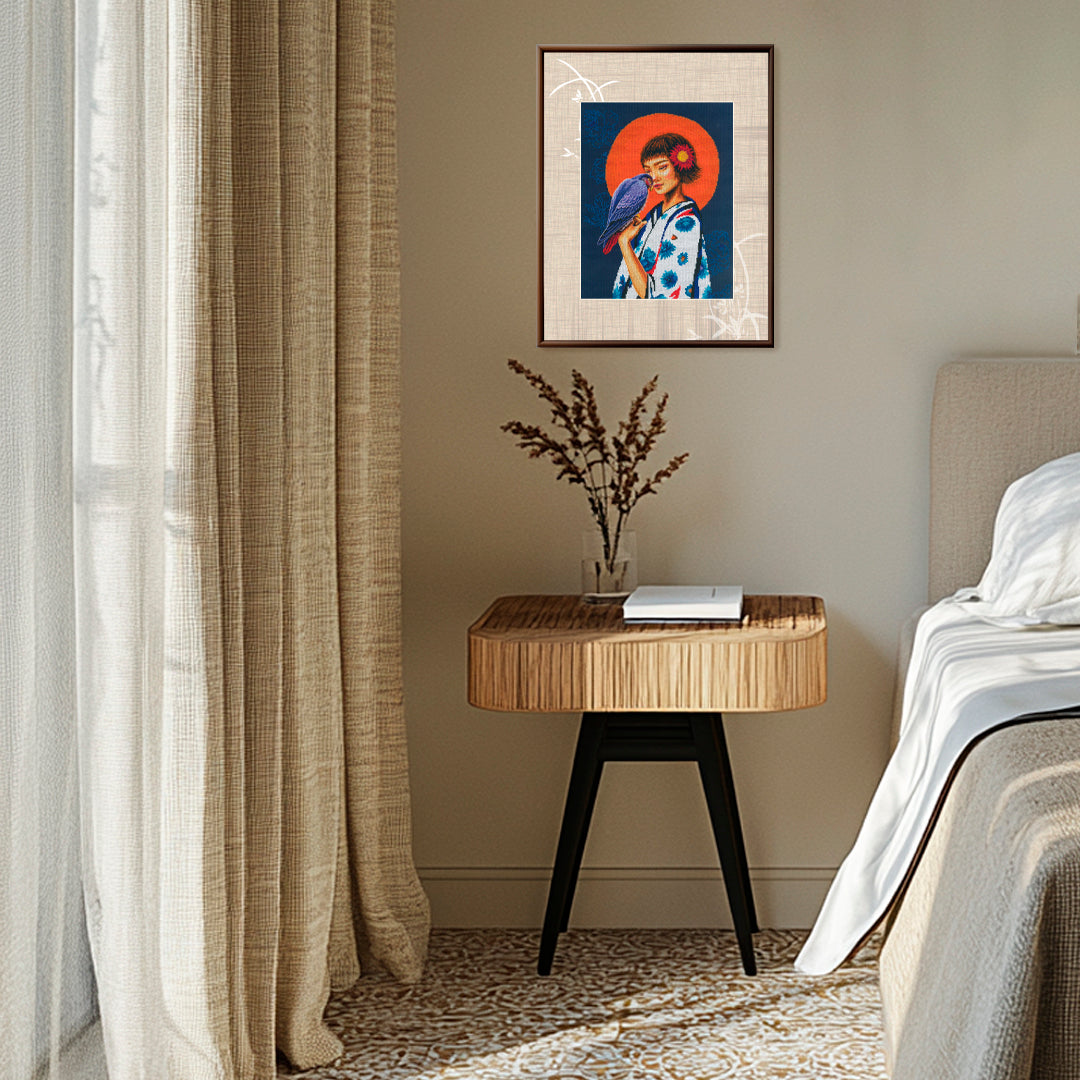 A bird in gentle hands - freedom in the heart M1072 Counted Cross Stitch Kit