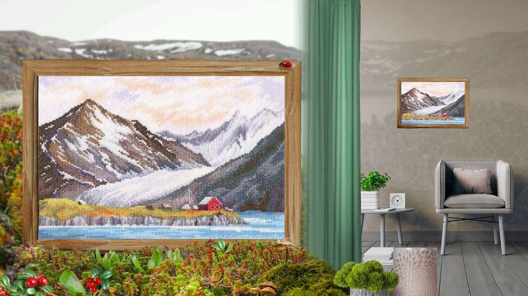 Wonderful North. Svalbard M938 Counted Cross Stitch Kit