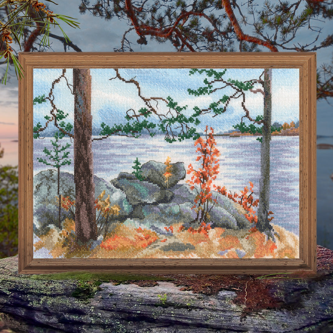 Moon path M969 Counted Cross Stitch Kit