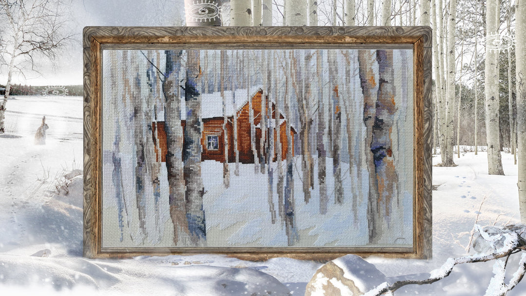 Winter island M992 Counted Cross Stitch Kit