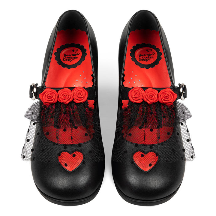 Chocolaticas® Mid Heels Melancholy Women's Mary Jane Pump