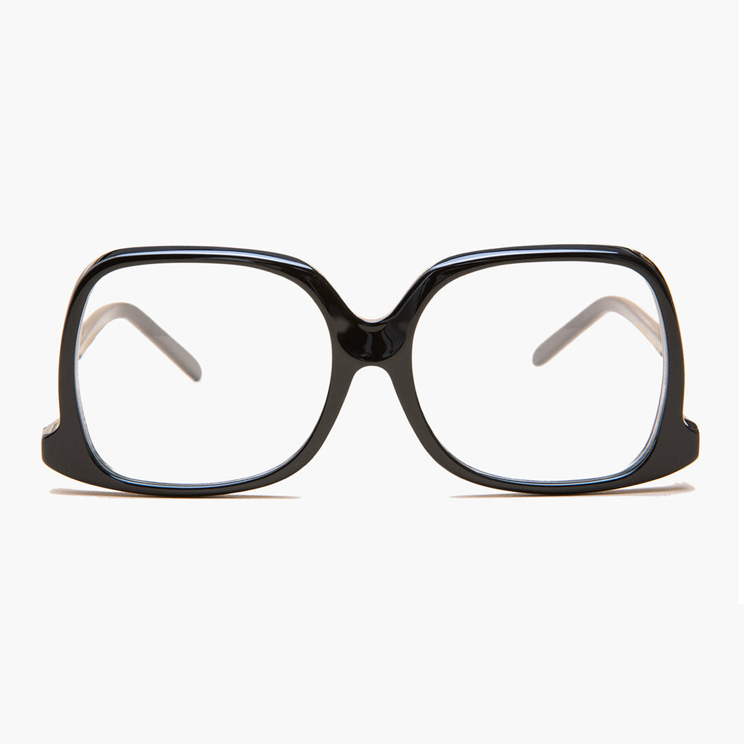 Black Oversized Reading Glasses - Mia