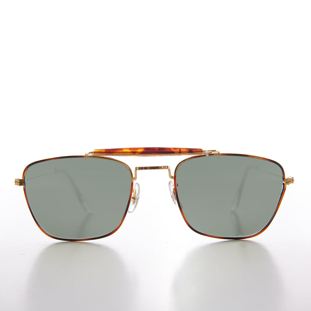 Small Metal Vintage Pilot Sunglasses - Milan