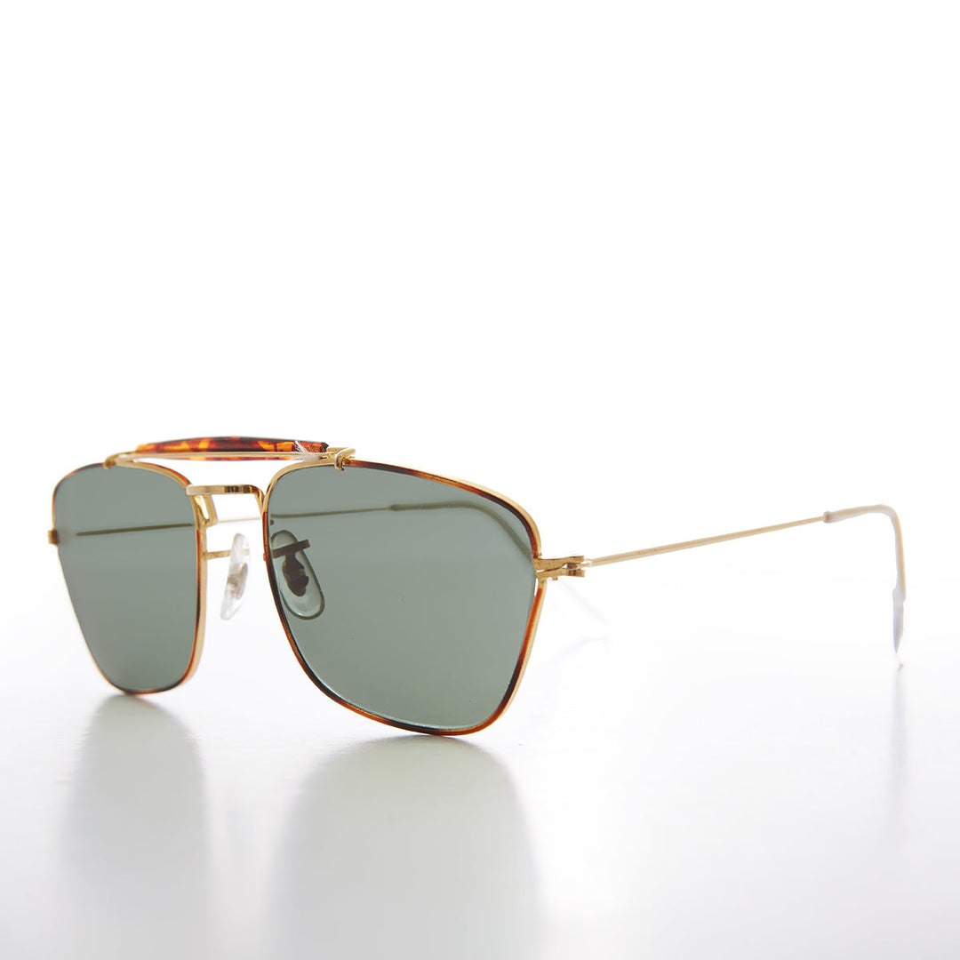 Small Metal Vintage Pilot Sunglasses - Milan