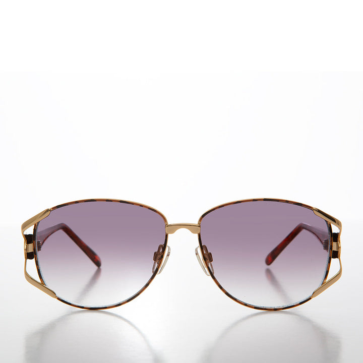 Large Women's Boho Vintage Sunglasses - Milena