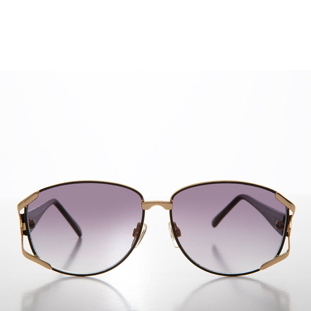 Large Women's Boho Vintage Sunglasses - Milena