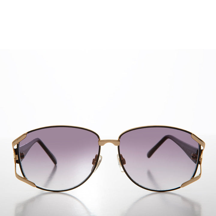 Large Women's Boho Vintage Sunglasses - Milena
