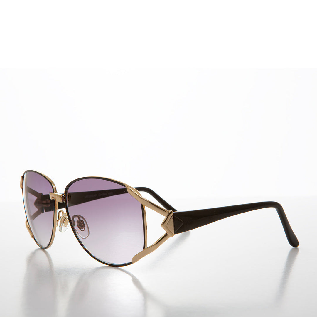 Large Women's Boho Vintage Sunglasses - Milena