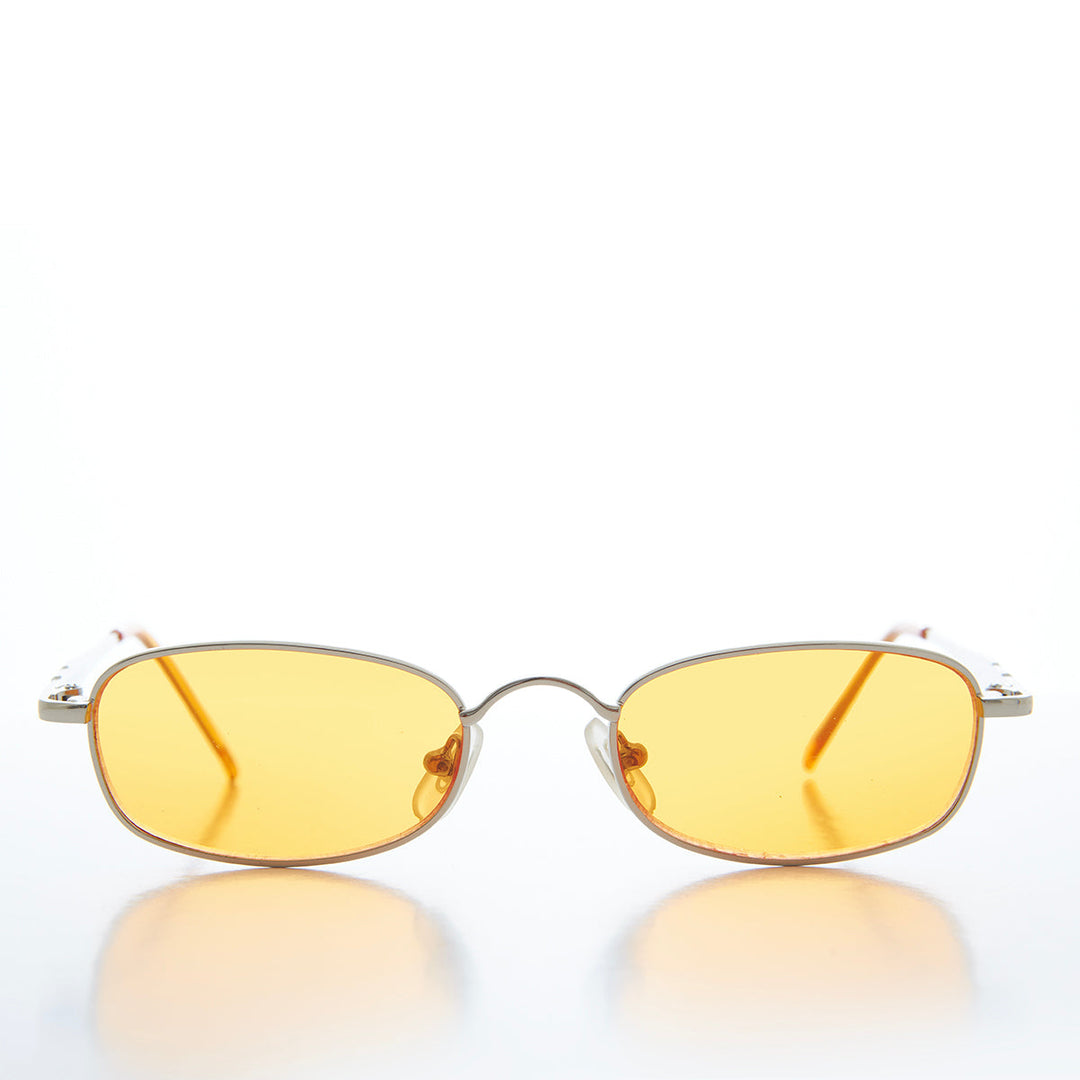 Rectangular Sunglass with Tinted Lenses - Mills