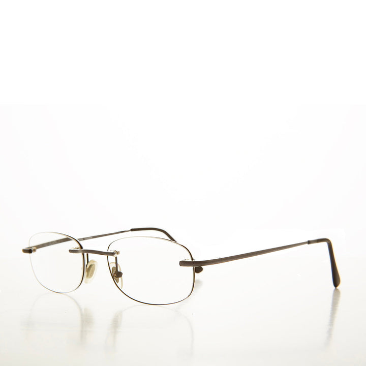 Rimless Oval Reading Glasses - Molton