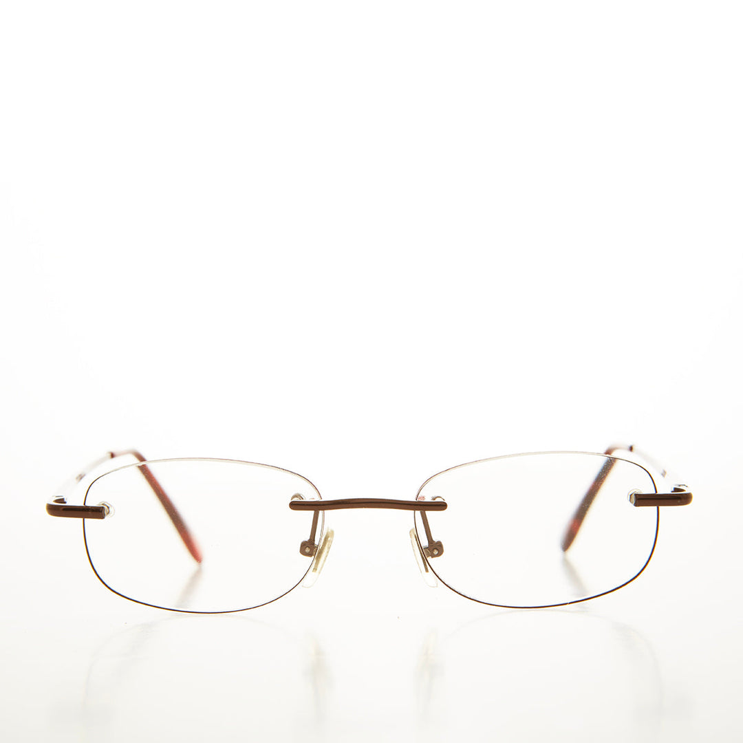 Rimless Oval Reading Glasses - Molton