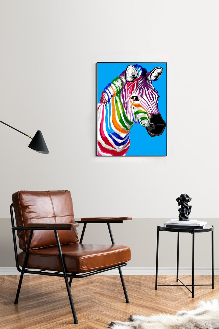 Needlepoint canvas for halfstitch without yarn The Stripes of the Zebra MRC1531439 Margot de Paris Printed Tapestry Canvas