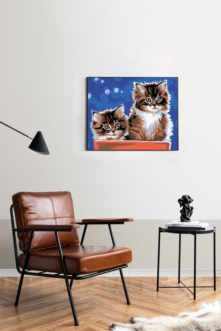 Needlepoint Kit Kittens MRCK76660223 Margot de Paris Printed Tapestry Canvas