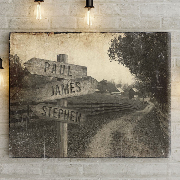 Farmhouse Name Sign
