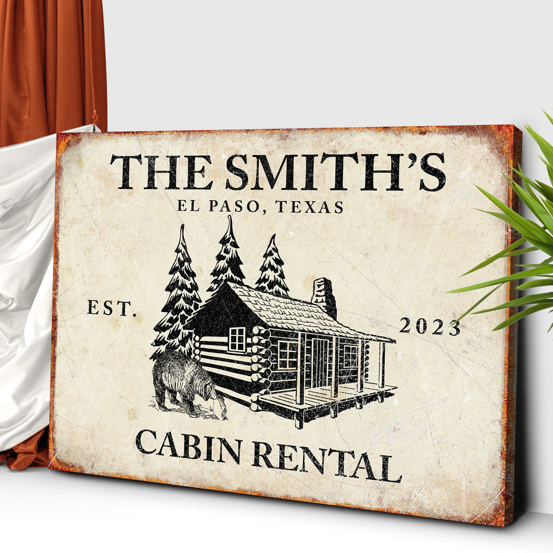Bear Cabin Sign II
