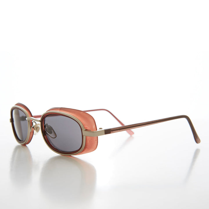 Small Goggle Side Shield 90s Vintage Sunglass - Mythic