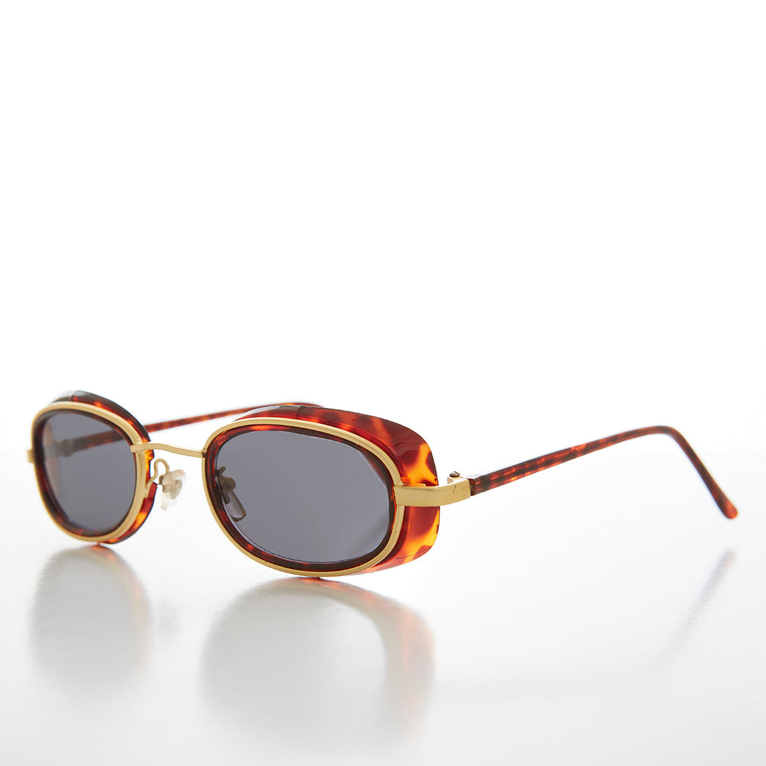 Small Goggle Side Shield 90s Vintage Sunglass - Mythic
